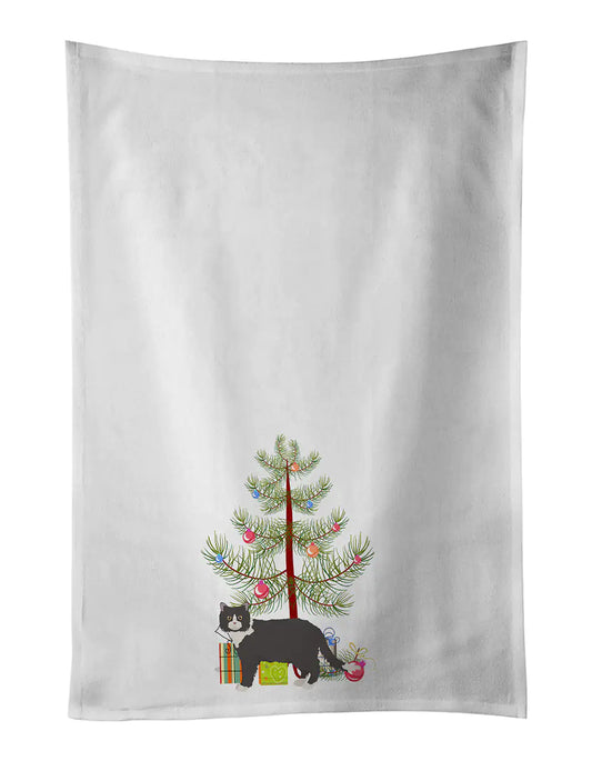 Cat Christmas Kitchen Towel Set of 2