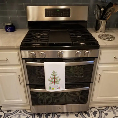 Cat Christmas Kitchen Towel Set of 2